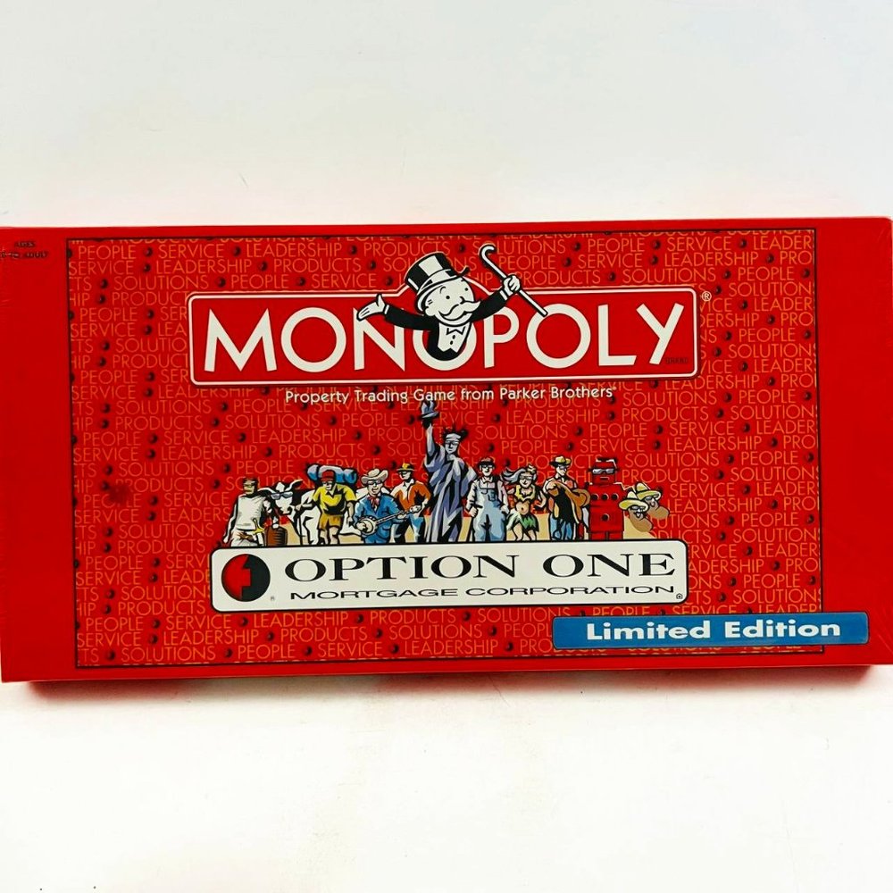 Vintage Monopoly Option One Mortgage Corporation‎ Limited Edition Game Sealed